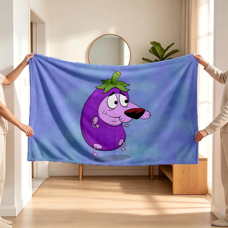 Courage (1) Flannel Blanket a Soft Accent for the Bedroom and Living Room and a Cozy Home Gift