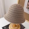 Winter Knit Bucket Hat For Women Thickened Solid Dome Fisherman Cap Cold-Proof Hat, Vintage Warm Keep Winter Fashion Accessory