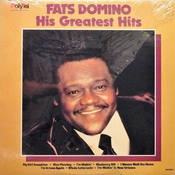 LP Record FATS DOMINO  His Greatest Hits 8292401 PolyTel 1987 Canada Blues Used