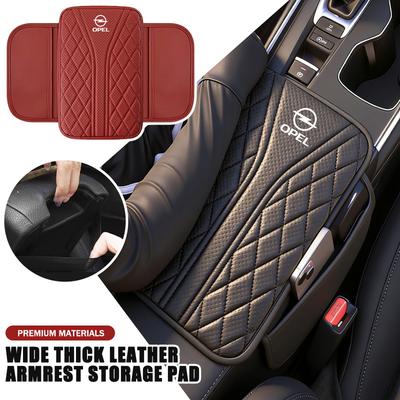 AAHB1 For Car Armrest Storage Pad Auto Center Console Cushion with Side Pockets Corsa Mokka Astra Cascada Adam Insignia Meriva