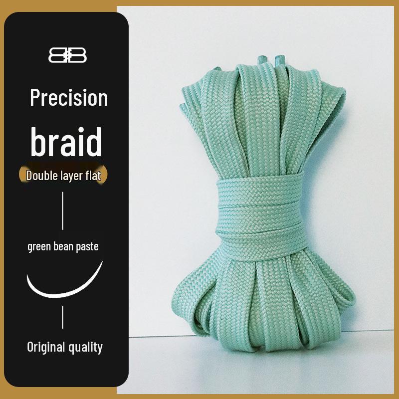 Mångsidiga platta skosnören för män och kvinnor - Original Svart, Vit, Färgglada, Rosa, Grå