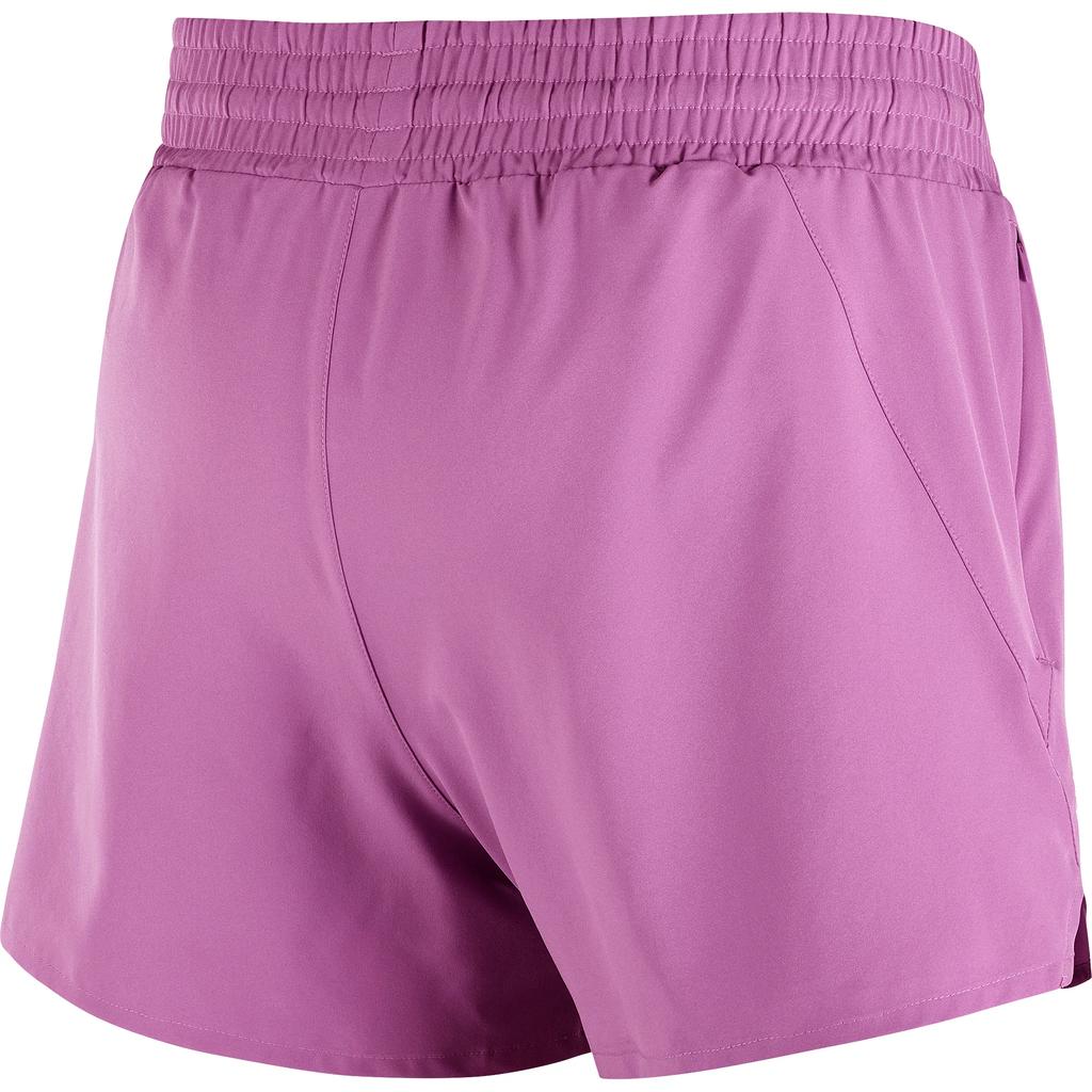 Salomon Shakeout Core 2 In 1 4" Solid Color Drawstring Elastic Built In Quick Dry Running Shorts Women shorts C28430