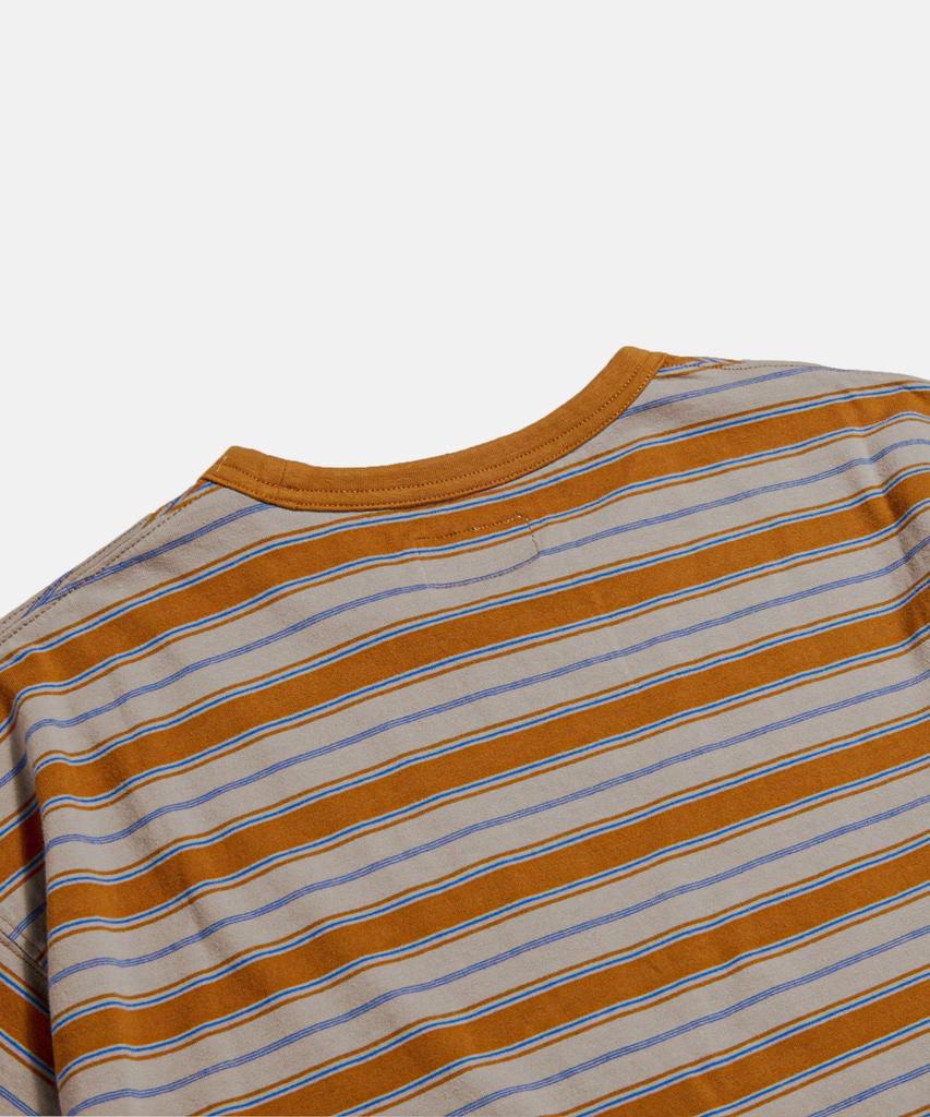 ESPIONAGE Multi Border Pocket Tee Orange