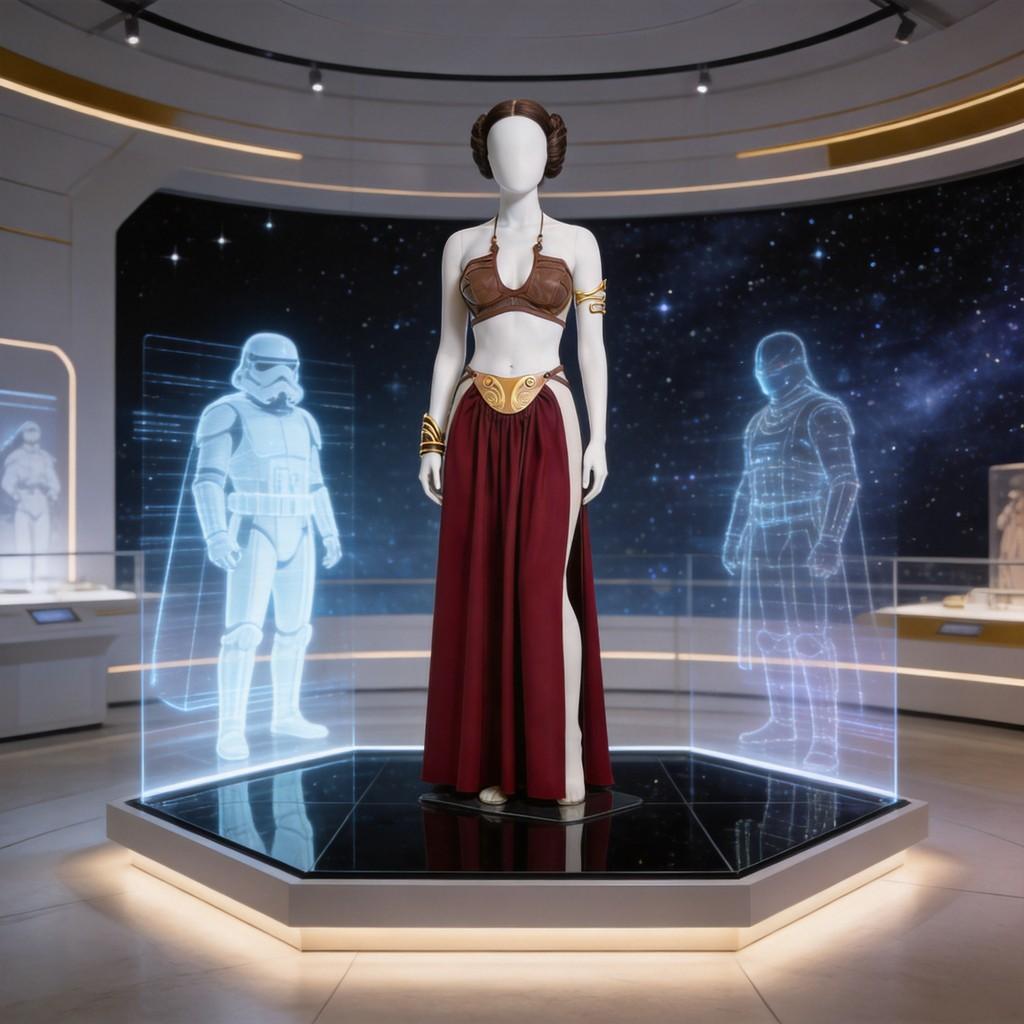 Star Wars Leia Organa Solo Cosplay Kleid Aus Satinstoff Für Anime-Conventions Und Rollenspiele