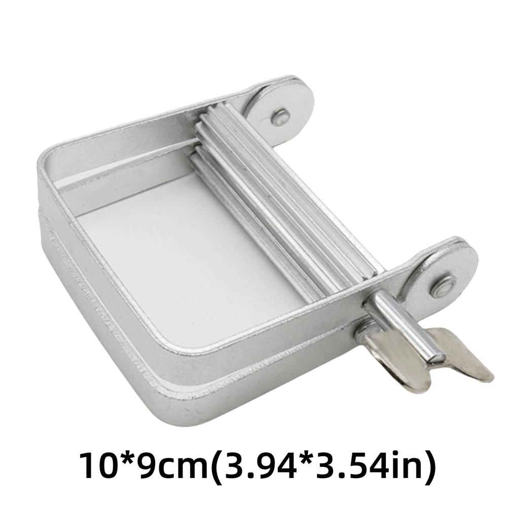 Silver Metal Paste Squeezer Durable Easy To Use Toothpaste Tube Squeezer Reasonable Easy To Store Hair Paste Squeezer Household