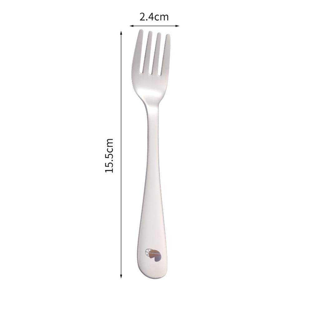 Baby Feeding Spoon Of Human Engineering Cute Cartoon Design Durable Perfect For Self-feeding Can Be Washed In The Dishwasher Fun