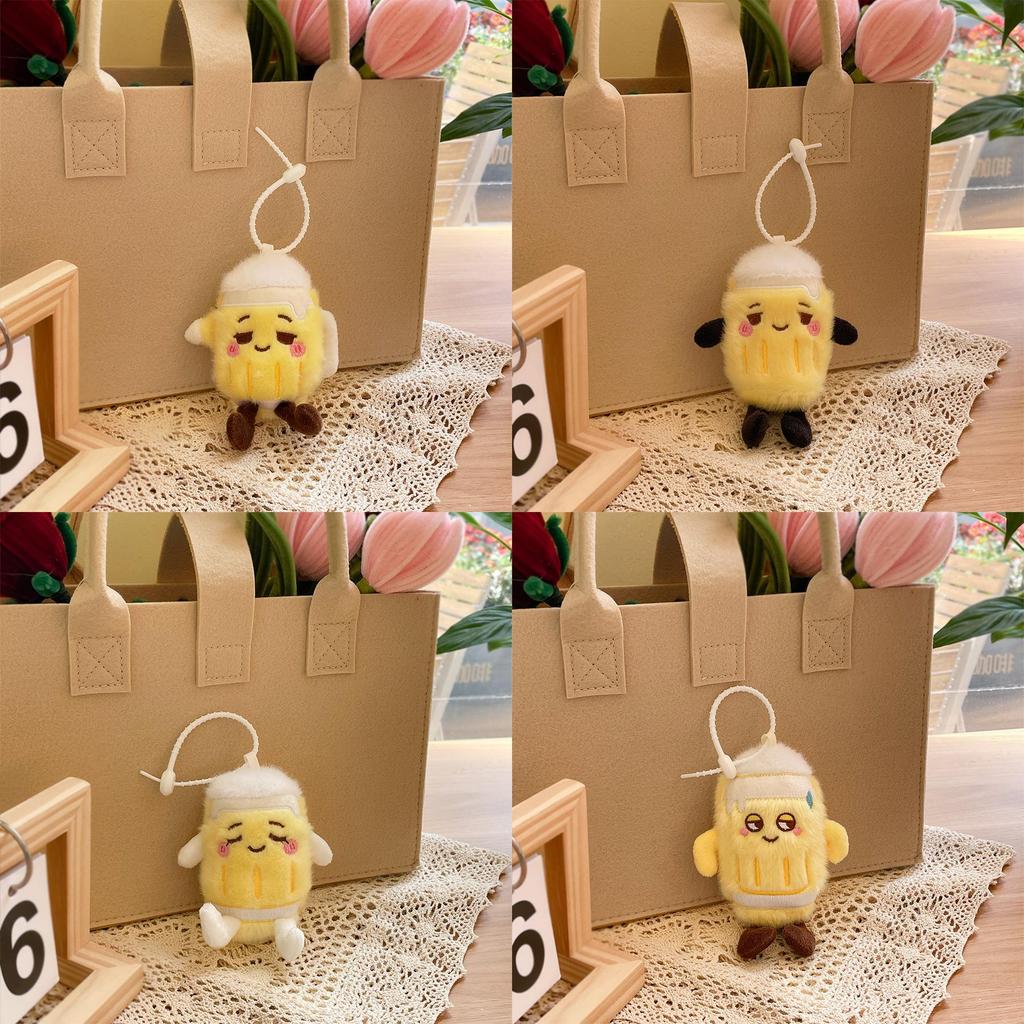 Cartoon Style Beer Bottle Plush Toy For Backpack Accessories And Party Favor