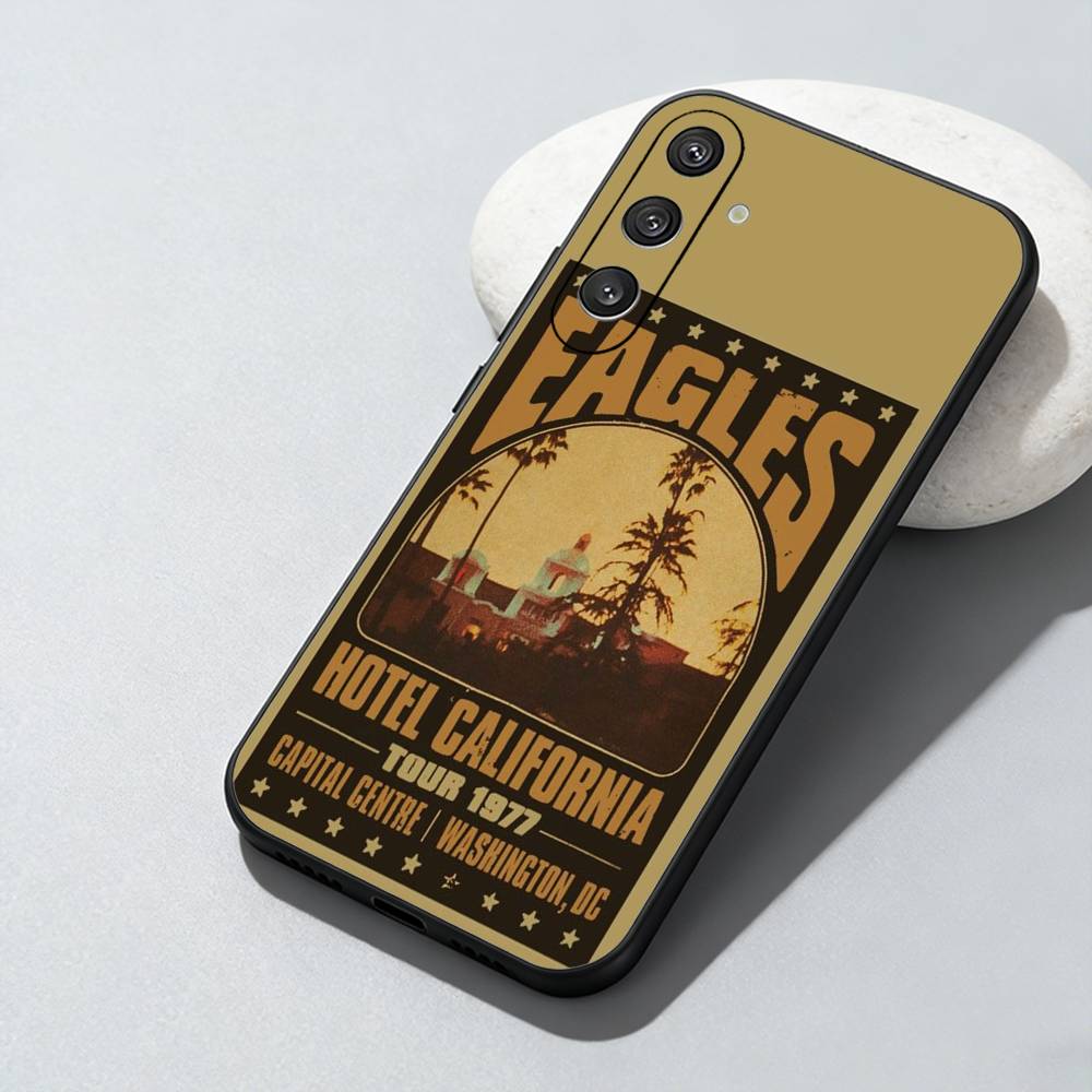 

E-Eagle-s Hotel California Phone Case For Samsung Galaxy A73,A72,A71,A70,A52,A51 Others Soft Black Cover Samsung a51 4g