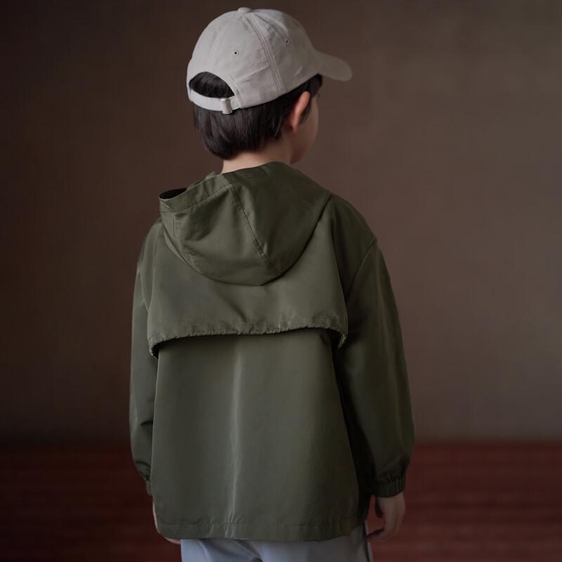 Hacikis Kids Waterproof Hooded Windbreaker