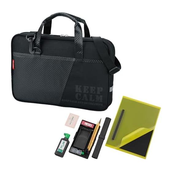 Kuretake Calligraphy Set Calligraphy Set GC-220S Black x Black GC220-12