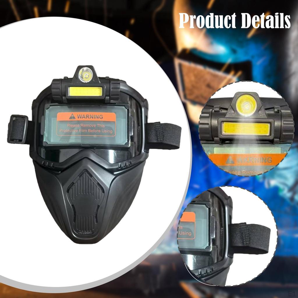 Automatisch abdunkelnde Schweißgesichtsmaske Haube Leicht Abnehmbar Schweißen Hochleistungs-Schweißer