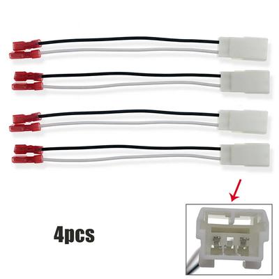 4 Piezas Adaptador de Conector de Arnés de Cableado de Altavoz 72-6514 Para Chrysler Dodge
