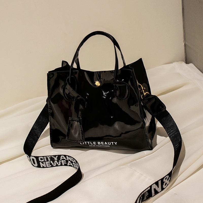 Damentasche im koreanischen Stil, neue trendige Tasche mit bedrucktem Schultergurt, Umhängetasche