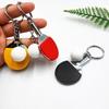Ball Sports Fans Ping Pong Racket Pendants 7 Colors Bag Pendant Cute Key Ring  Gift Ornament