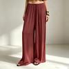 Pantaloni Larghi Casual da Donna Colore Vestibilità Rilassata