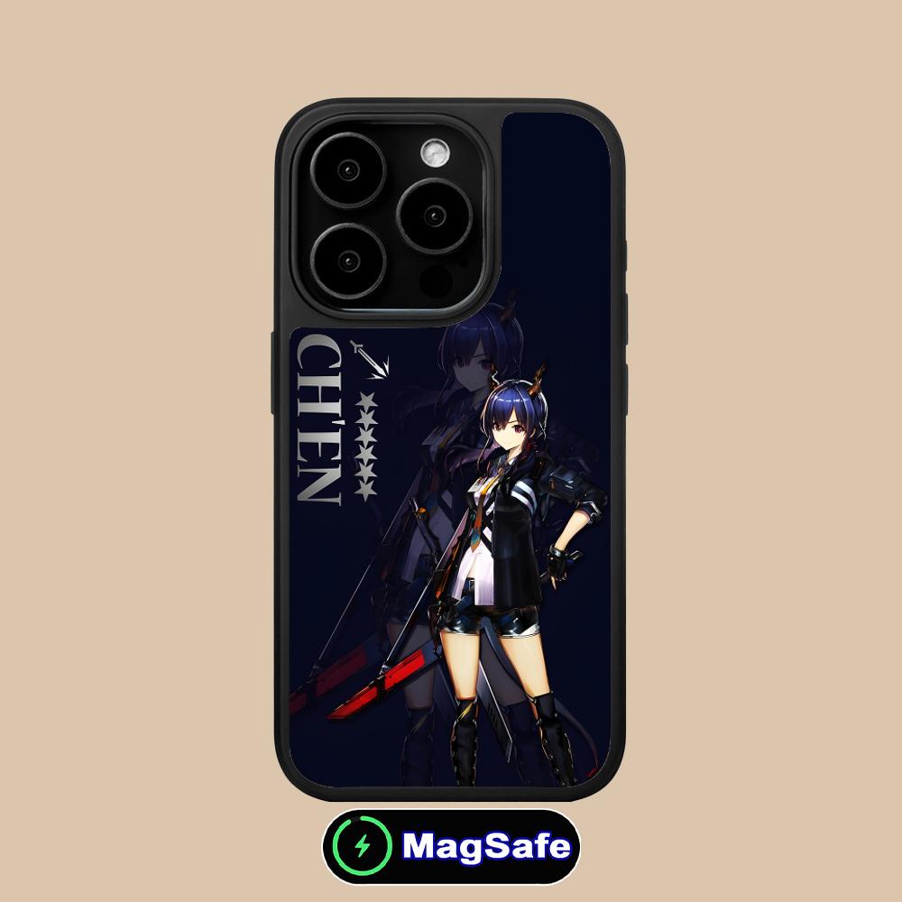 

Arknights Чэнь Матовая Поверхность Magsafe Чехол для Мобильного Телефона для iPhone 17 16 15 14 13 12 11 Air Pro Max Plus Цветной Чехол iPhone 11