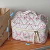 Cute Bow Flower Make-Up Bag Portable Large Capacity Travel Cosmetic Bag Multi-Functional Wash Collection Bag Gifts