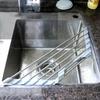 Kitchen Sink Water Filter Rack Foldable Triangular Sink Storage Rack Drain Rack Stainless Steel Storage For Bowls And Chopsticks