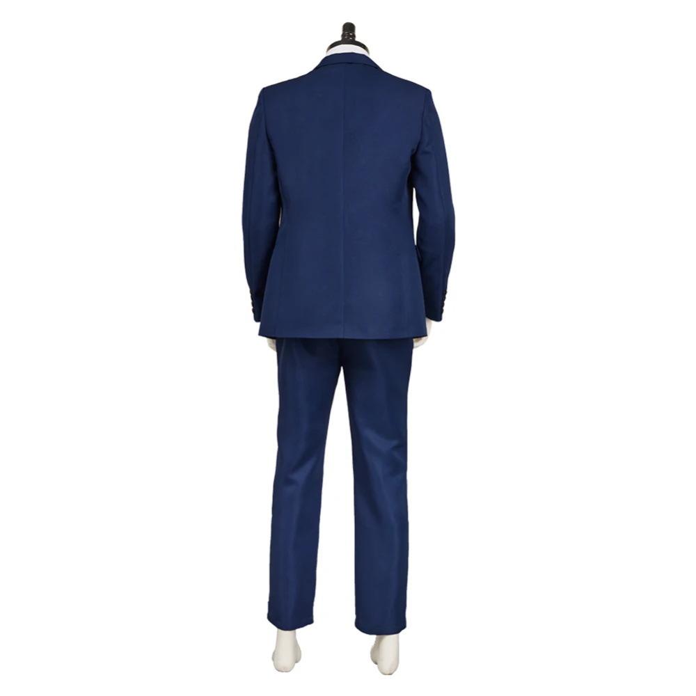Severance Mark Blue Suit Set Cosplay Costume Movie Character Halloween Masquerade Performance Clothing for Men