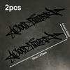2PCS Good Future Waterproof Stickers, Vinyl Decals for Motorcycle Fuel Tank Fairing Side Panel Car Window