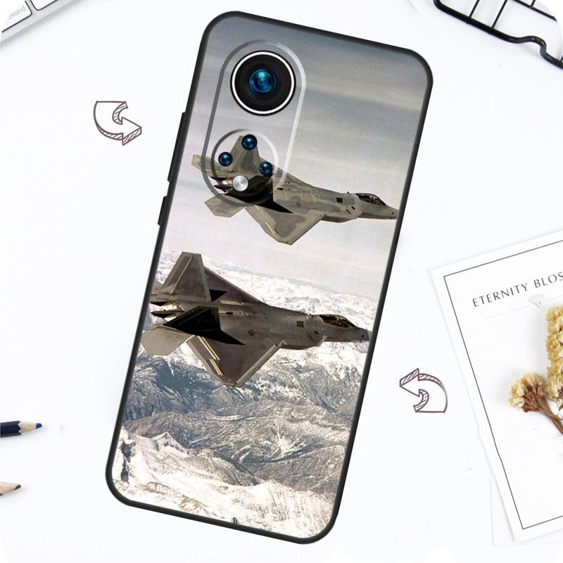 Fighting Plane Aircraft Case For Honor Magic 7 5 6 Pro Honor 200 Pro X9b X9a X8b X8a X8 X9 X9c 50 70 90 Lite Cover