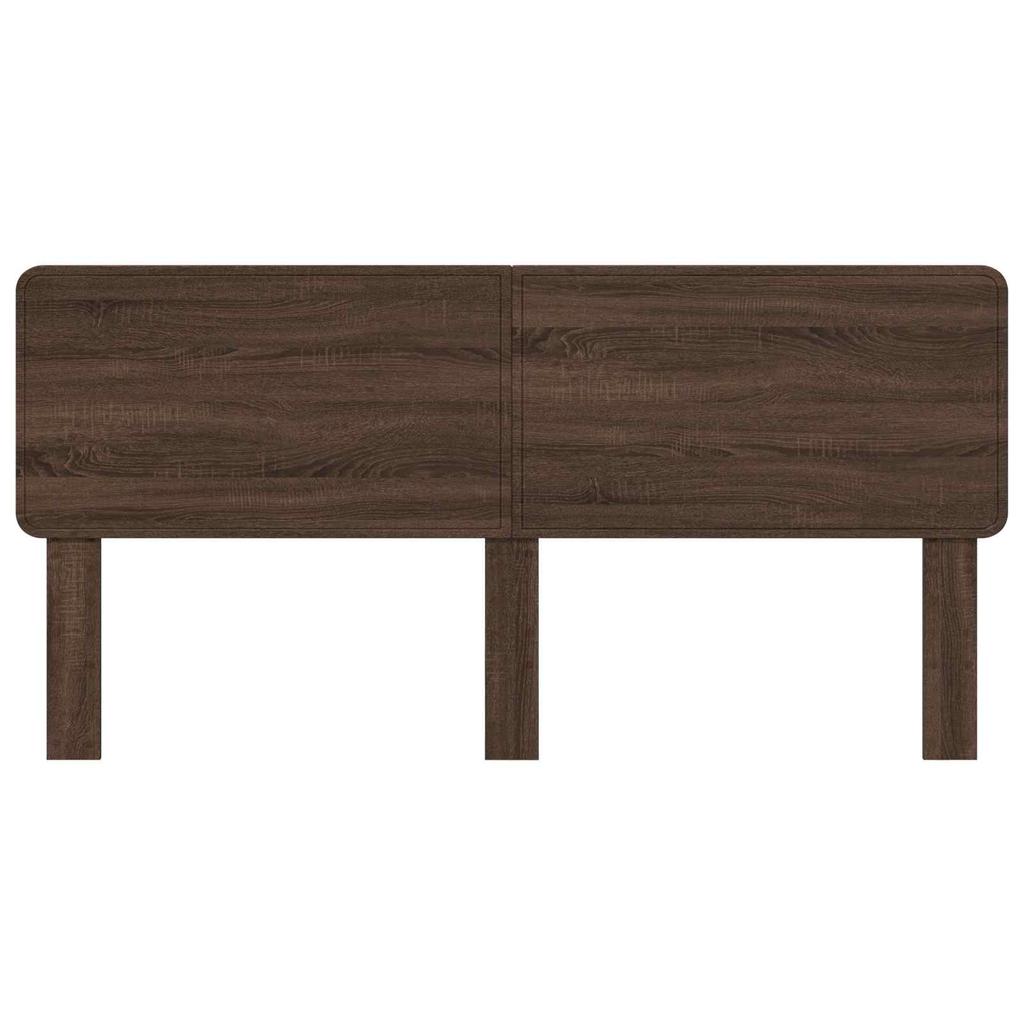 Testiera in Materiale a Base di Legno Effetto Rovere Marrone