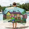 Fun Cartoon C-Clarence-S Funny Towel Shower Sauna Travel Spa Quick Dry Gym Accessories Soft Large Beach Towels