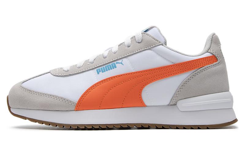 PUMA R78 Neon Grey White Orange 399250-05 35.5