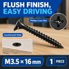 Carbon Steel Countersunk Cross Slot Drywall Screw M3.5*16