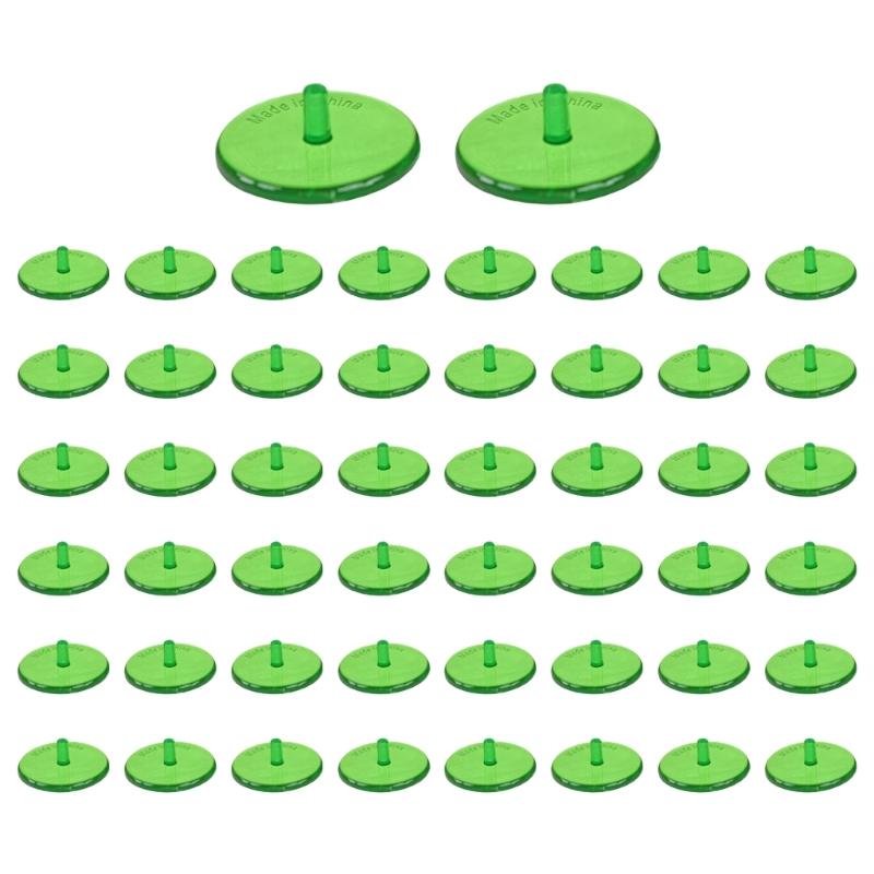 Transparent Colorful Golf Ball Position Markers Plastic Light weight Multicolor Selection Easyly Green Identification