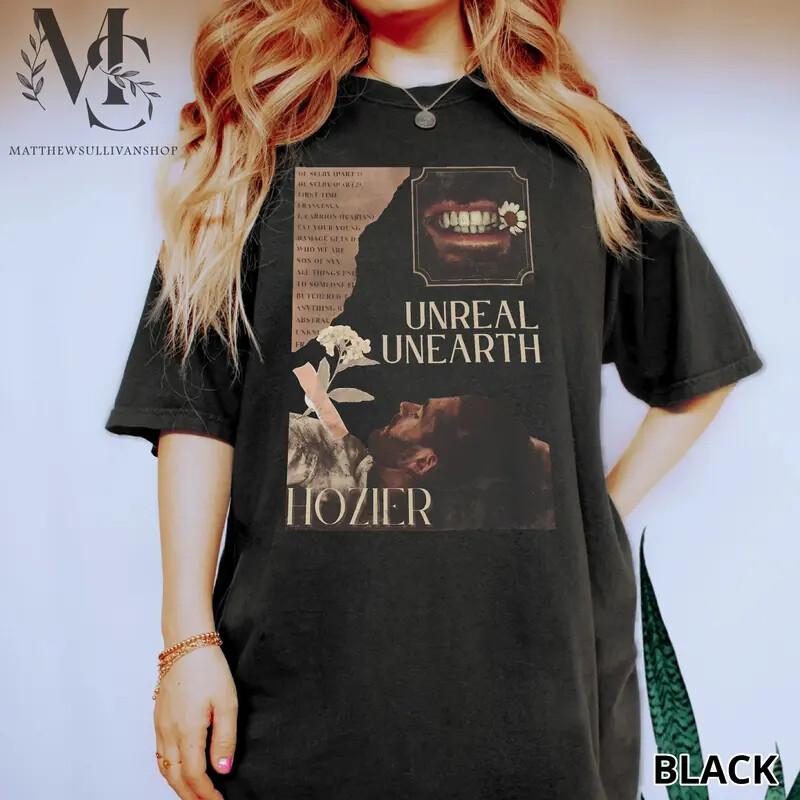 Hozier Unreal Unearth Shirt Hozier Music Tour Concert Outfit Fan Gift Shirt XXL
