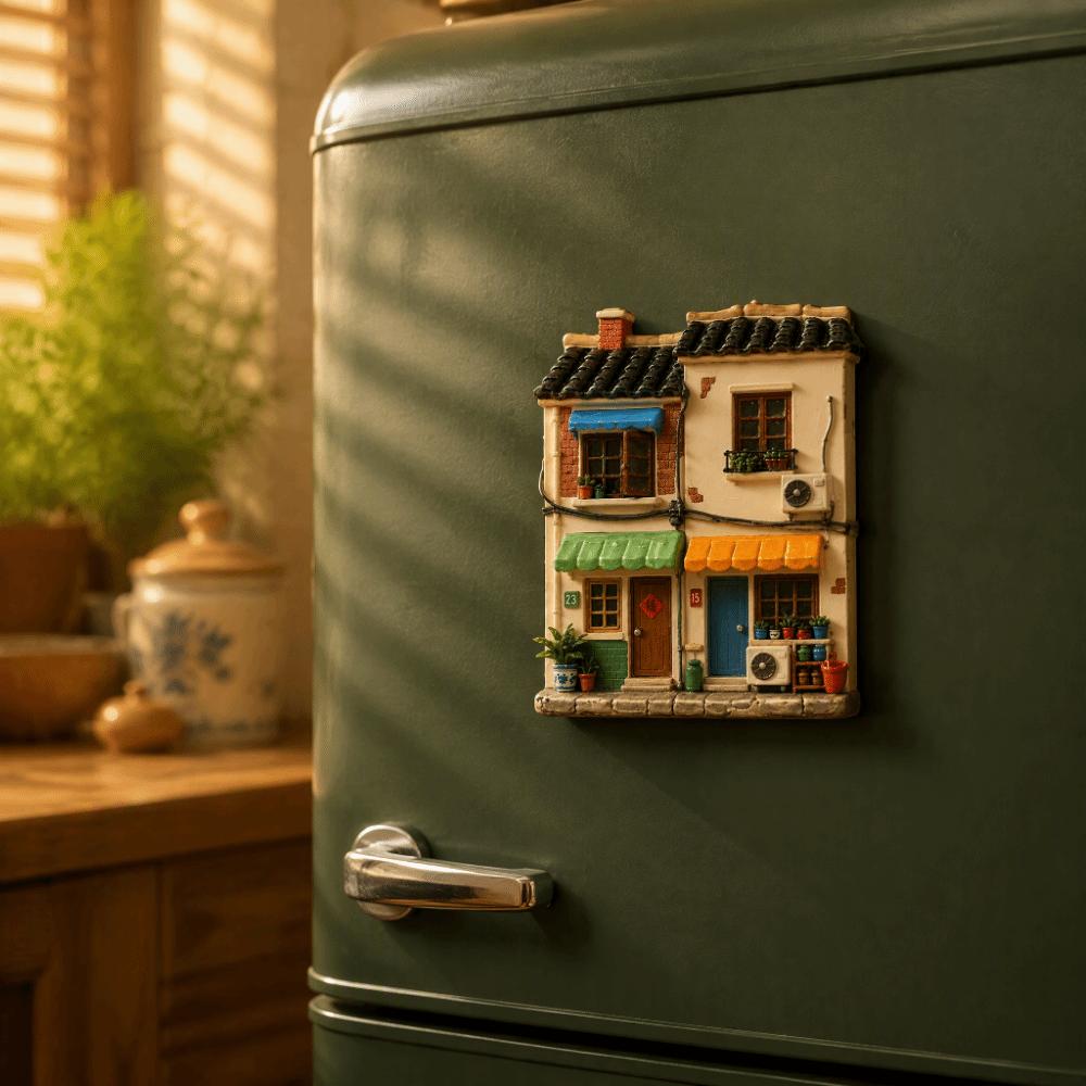 Cute Home Theme Refrigerator Magnet 3D Relief Decorative Fridge Magnet  Home Decor
