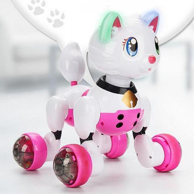 dancing robot cat