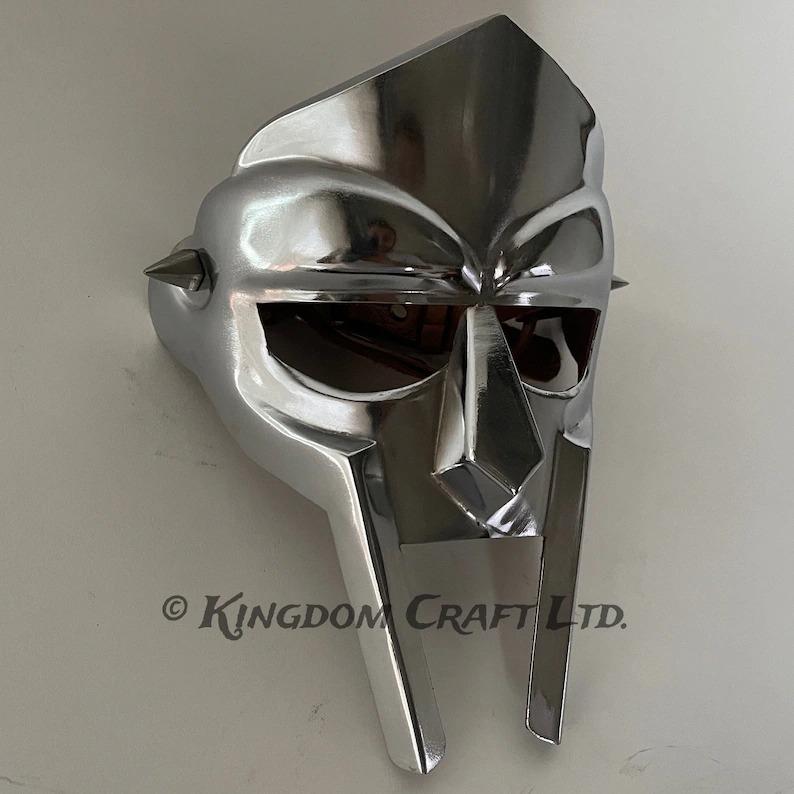 

MF DOOM Маска Mad-villain Стальная Лицевая Броня Кованая Маска серебряный