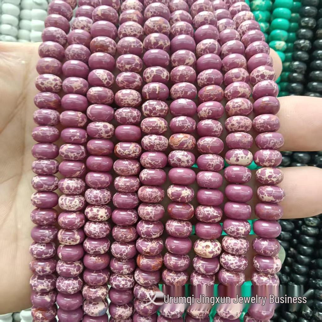 100 Natural Stone 5x8mm Abacus Beads for Jewelry Making – Bracelets & Necklaces