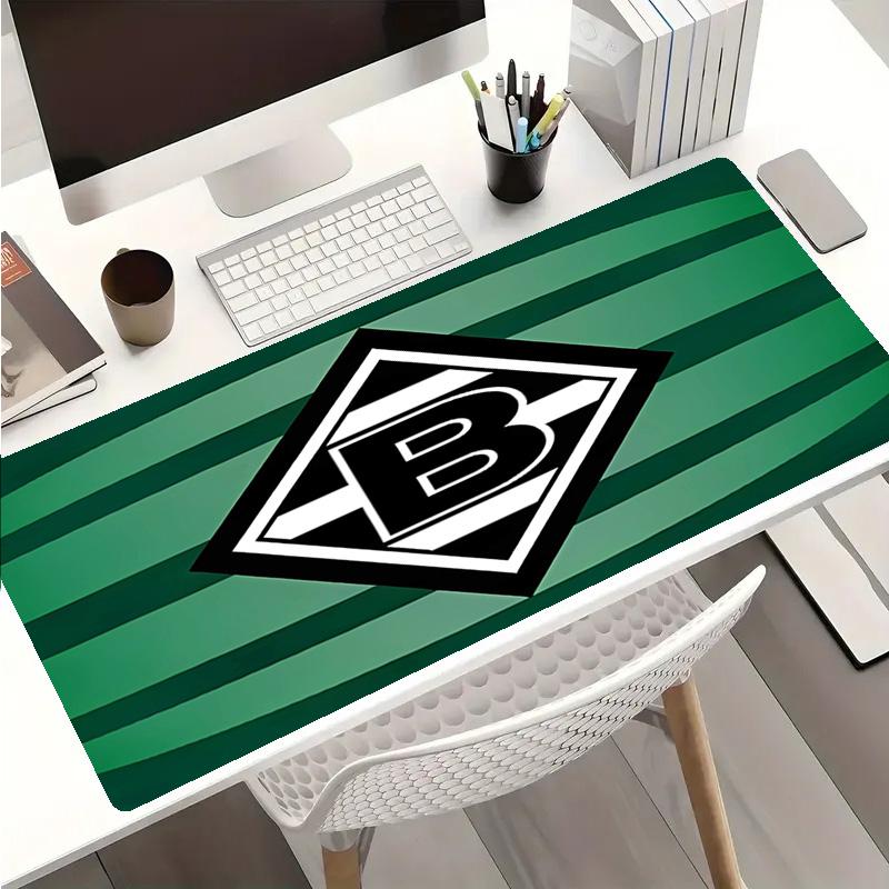 Borussia Mönchengladbach LOGO Mouse Pad - Non-Slip Rubber Base, Smooth Surface for Work,Gaming,Office,And Home Use, Desk Mouse Pad