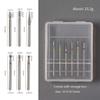 6Pcs/Set Diamond Nail Grinding Head Polishing Grinding Nail Electric Manicure Tool Cuticle Nail Sander Drill Bit Accessories