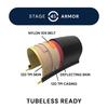 AMERICAN CLASSIC Road Bike Tire, Torchbearer Tubeless Ready Bicycle Tire, 700 x 28C, All-Weather Road