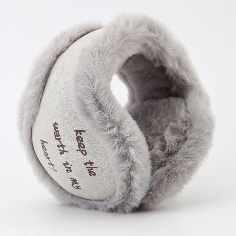 Solid Color Winter Earmuffs Plush Thickening Protection Ear-Muffs Fashion Ear Muffs Cover Winter