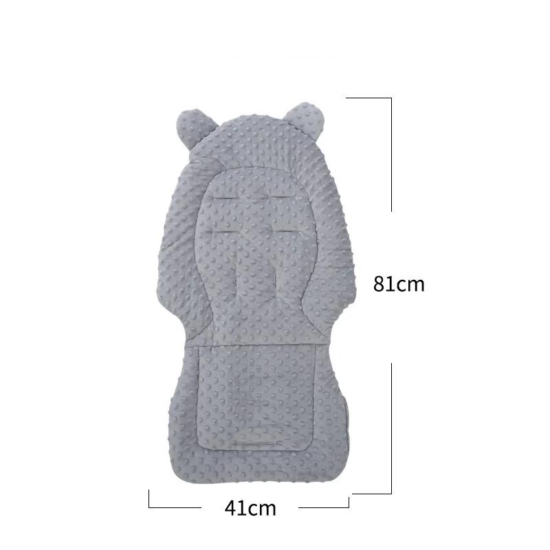 Baby Stroller Seat Pad Double Cotton Seat Pad Sided Seat Cushion  Infant Child Cart Mattress Mat Stroller Accessories