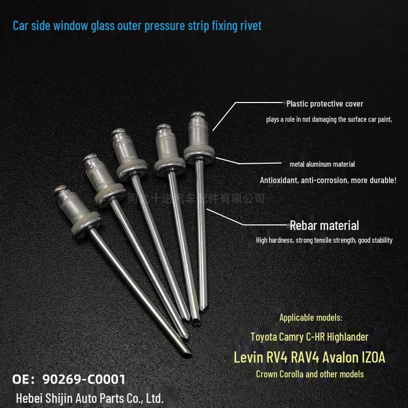 Nýtová přezka skla bočního okna Toyota Camry/Highlander (90269C0001)