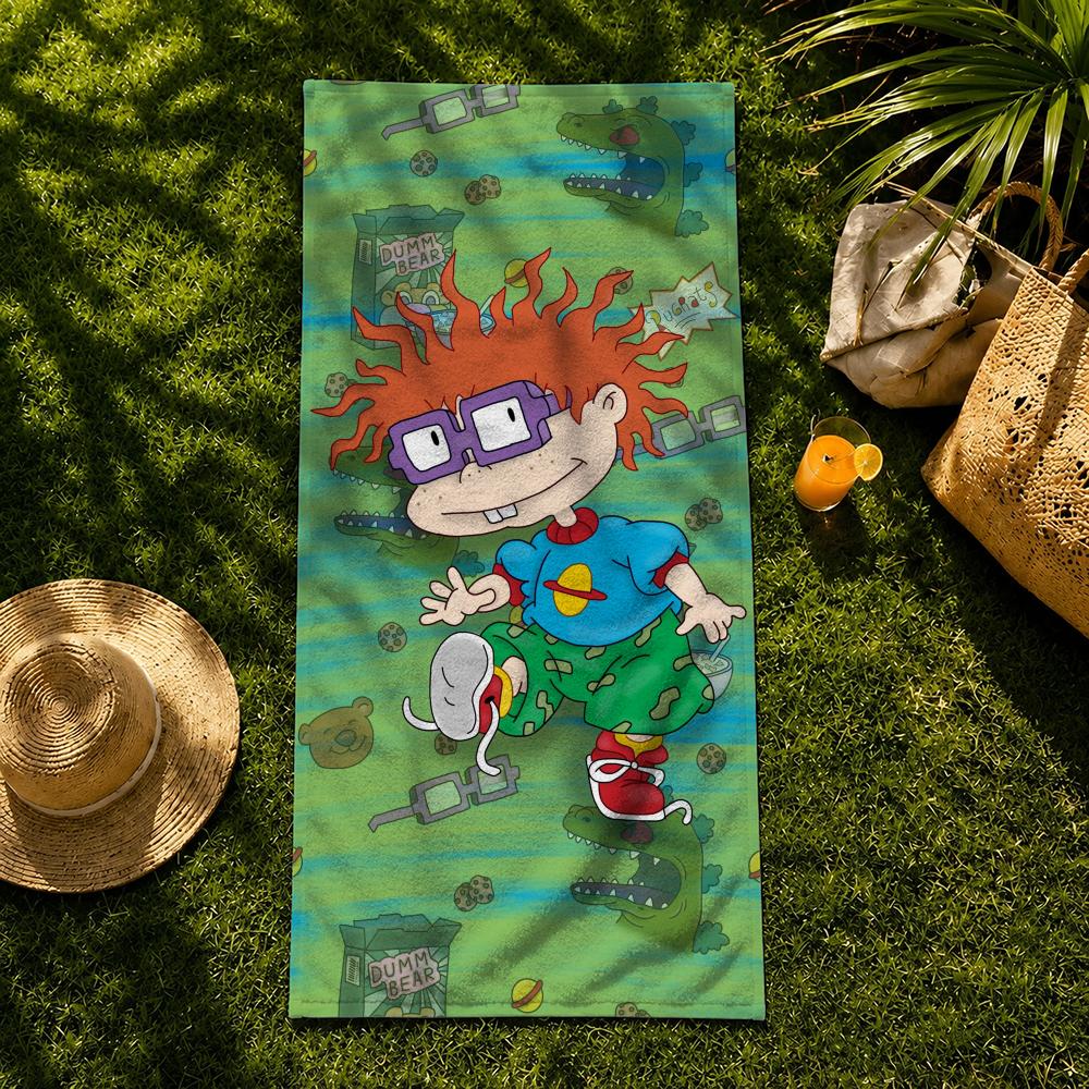 Cartoon R-Rugrats Towel Towel beach towel, quick drying absorbent bath towel for Swim,Gym,Camping,Outdoor hot