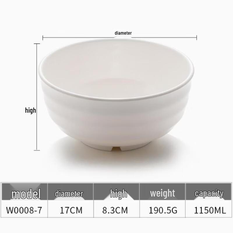 

Japanese Style Melamine Noodle Bowl