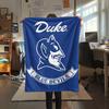 Duke Blue Devils Print Flannel Blanket High Quality Warm Comfortable Cover for All Seasons Perfect for Gifts Home Decor