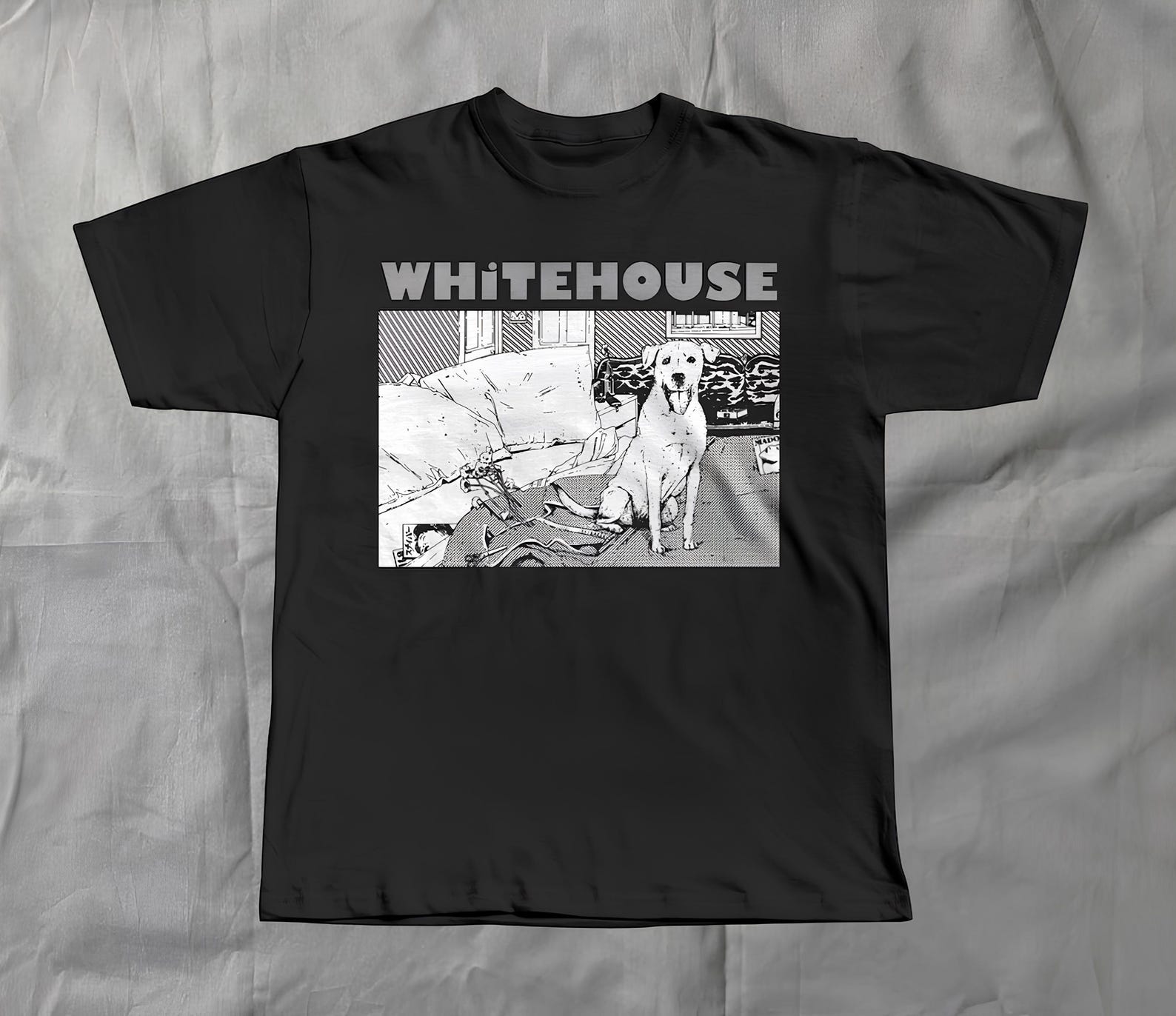 whitehouse T shirt noise power electronics industrial christmas T shirt Size S-4X Black Casual Gildan 5000 L