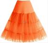 Vintage Boneless Wedding Dress Mesh Skirt Colorful Underskirt Tutu Skirt Wedding Stage Performance Skirt Theme Dress
