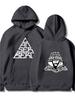 1. Men's Casual Hoodie Long Sleeve Pullover Hooded Sweatshirt with Graphic Print, Streetwear Loose Fit Hoodies for Daily Wear