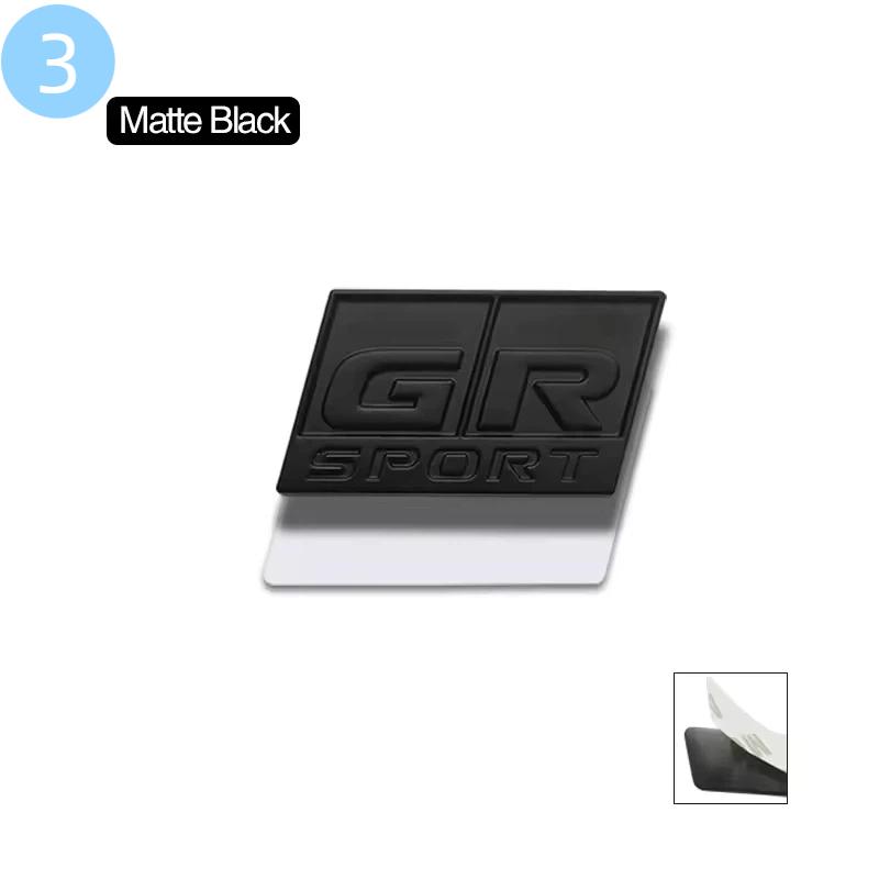 GR Sport 3D Metal Car Steering Wheel Interior Badge Emblem Decals For C-HR C-orolla R-AV4 Prius C-amry