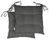 Vargottam Indoor Outdoor Tufted Square Seat Patio Cushion Set Of 2 Water Resistant Patio Furniture Seat Cushion 19 inches