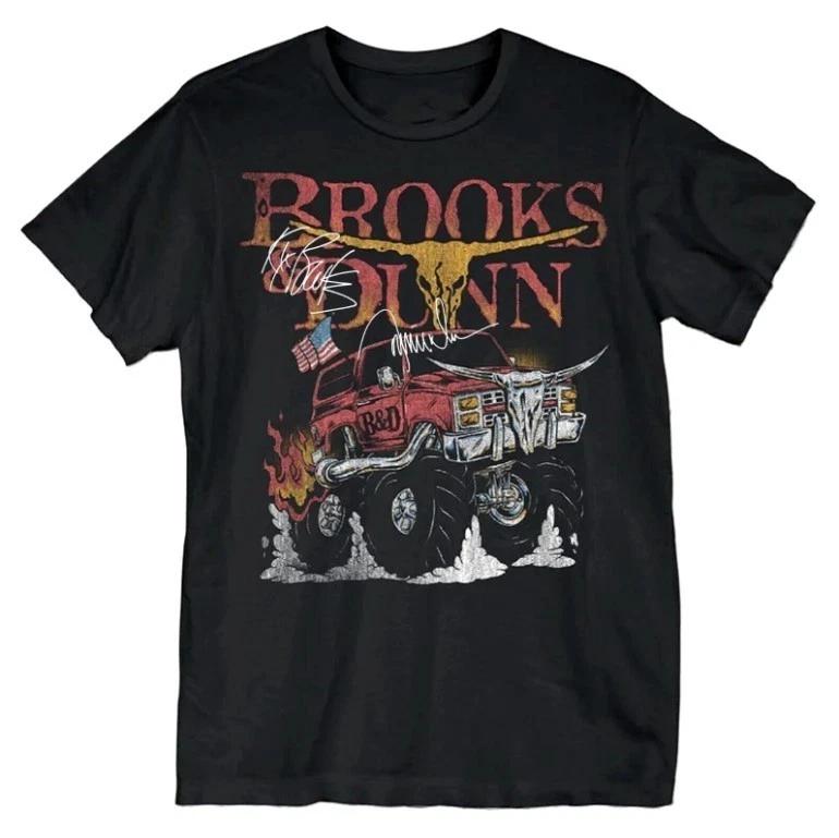 

BROOKS & DUNN T-Shirt / COUNTRY BROOKE & DUNN METAL RODEO USA MONSTER TRUCK TEE 4XL